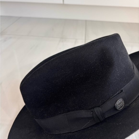 Stetson Black Fedora Hat - Picture 1 of 5